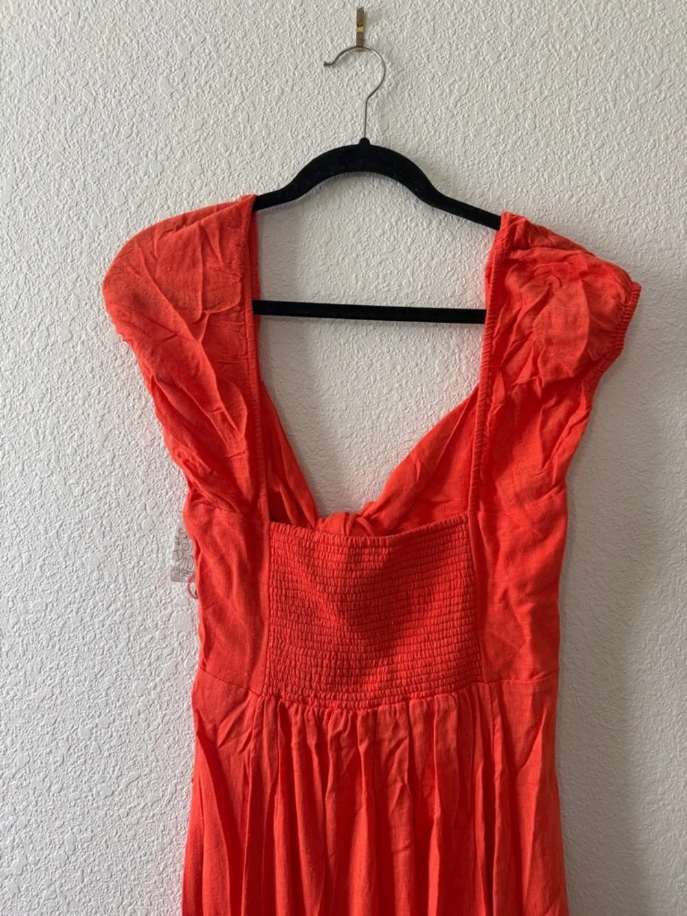 Free People Women’s Red front tie Summer Dress - Picture 5 of 5